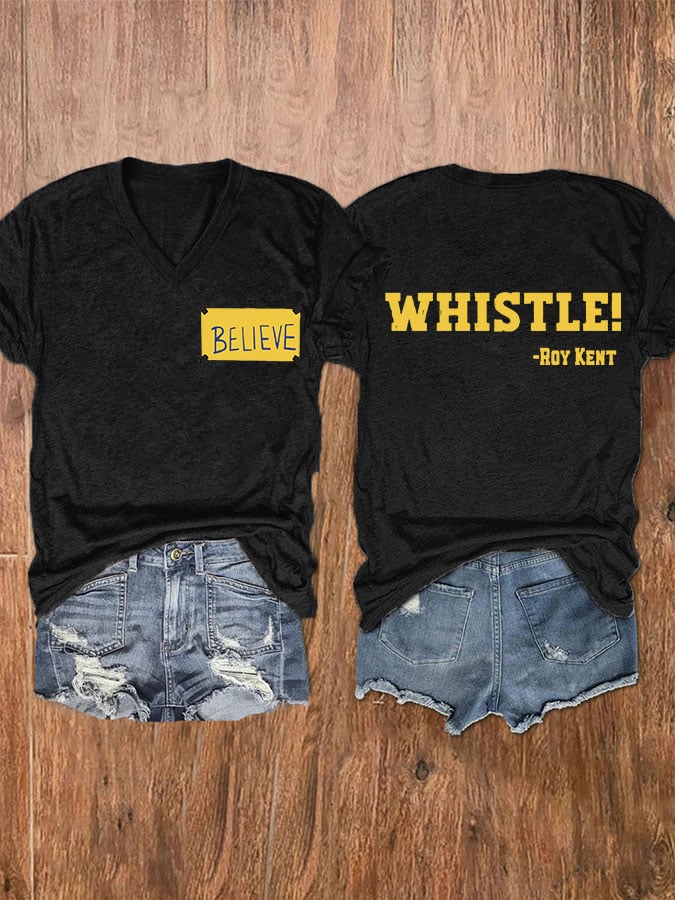 Women's Whistle V-Neck T-Shirt