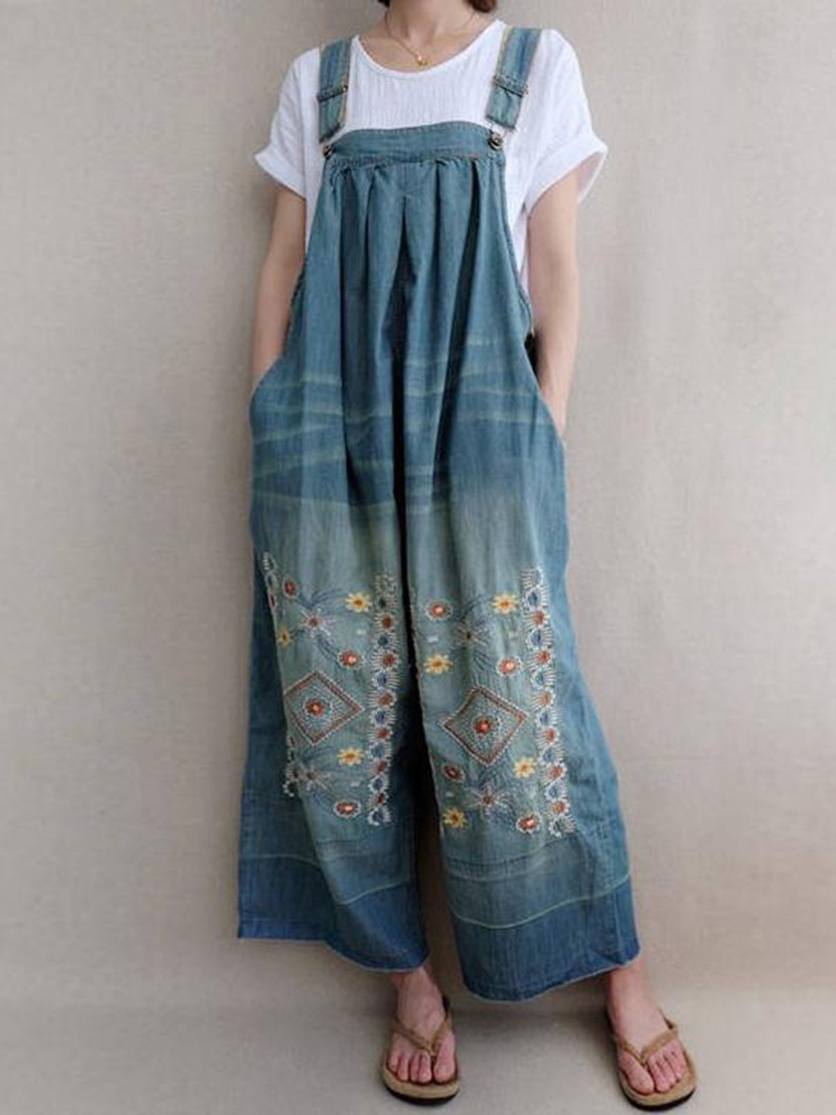 Blue Shift Denim One-Pieces