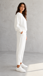 Women's Casual Oversized Sweatshirt & Jogger Set