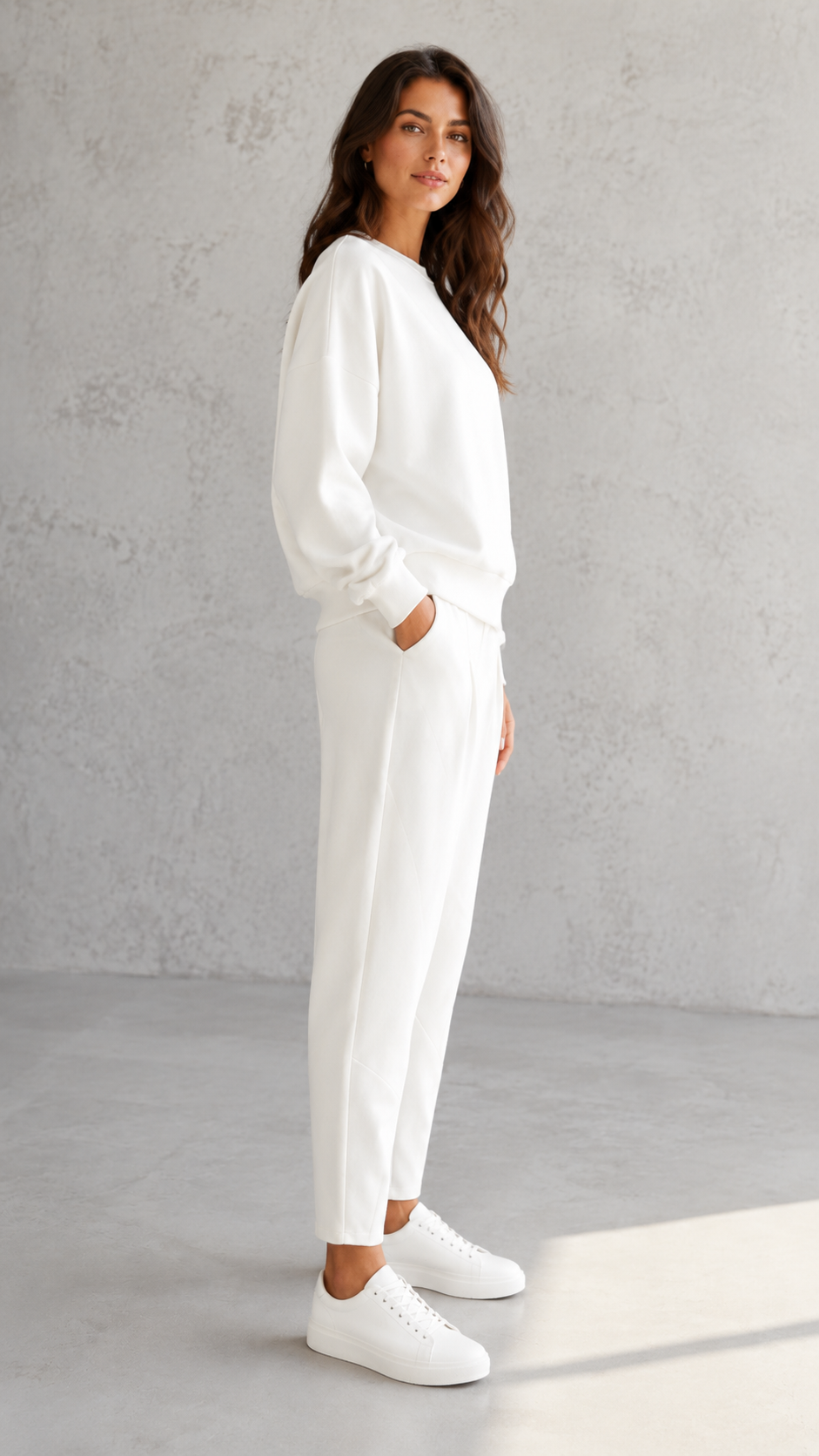 Women's Casual Oversized Sweatshirt & Jogger Set