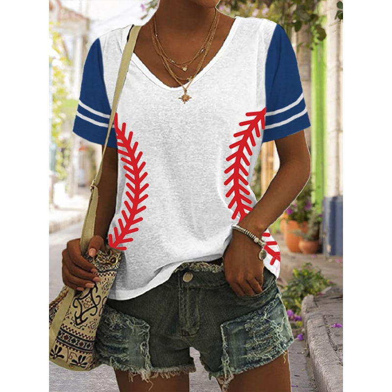 Women's Baseball Casual T-Shirts