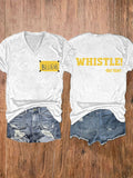 Women's Whistle V-Neck T-Shirt