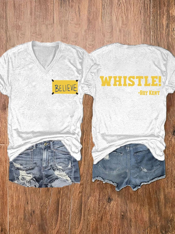 Women's Whistle V-Neck T-Shirt