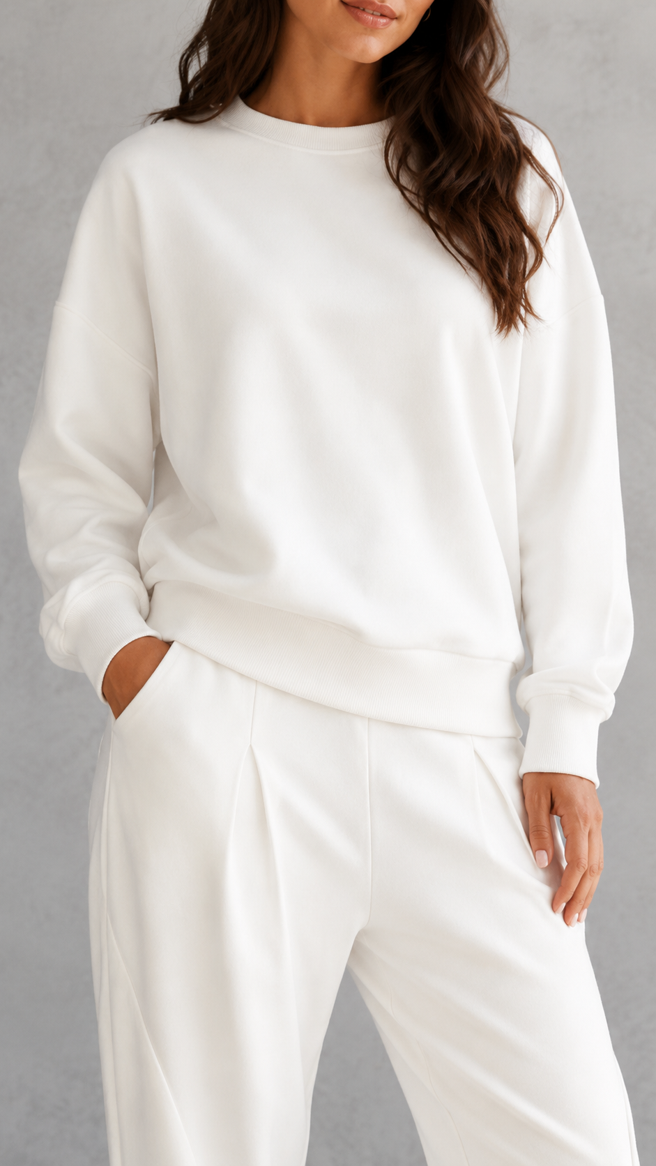 Women's Casual Oversized Sweatshirt & Jogger Set