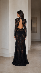 Elegant High Split Evening Dress