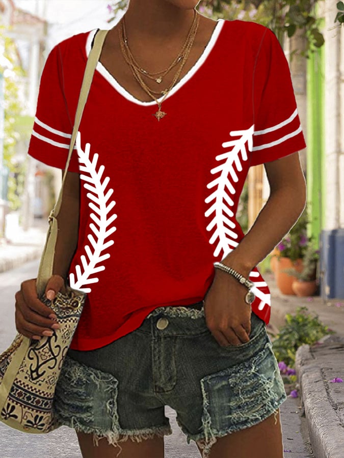 Women's Baseball Casual T-Shirts