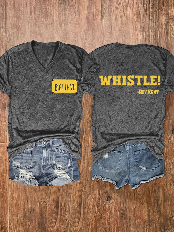 Women's Whistle V-Neck T-Shirt