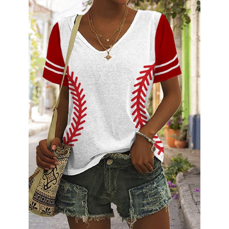 Women's Baseball Casual T-Shirts